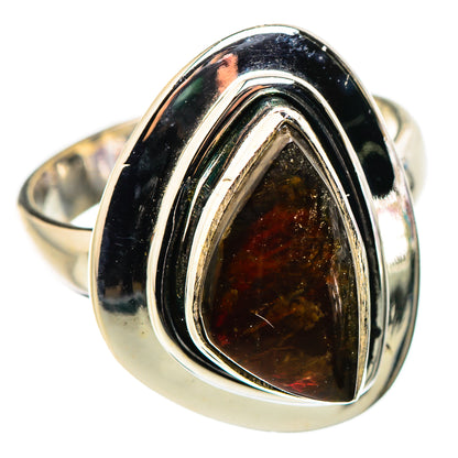 Ammolite Rings handcrafted by Ana Silver Co - RING130136 - Photo 2