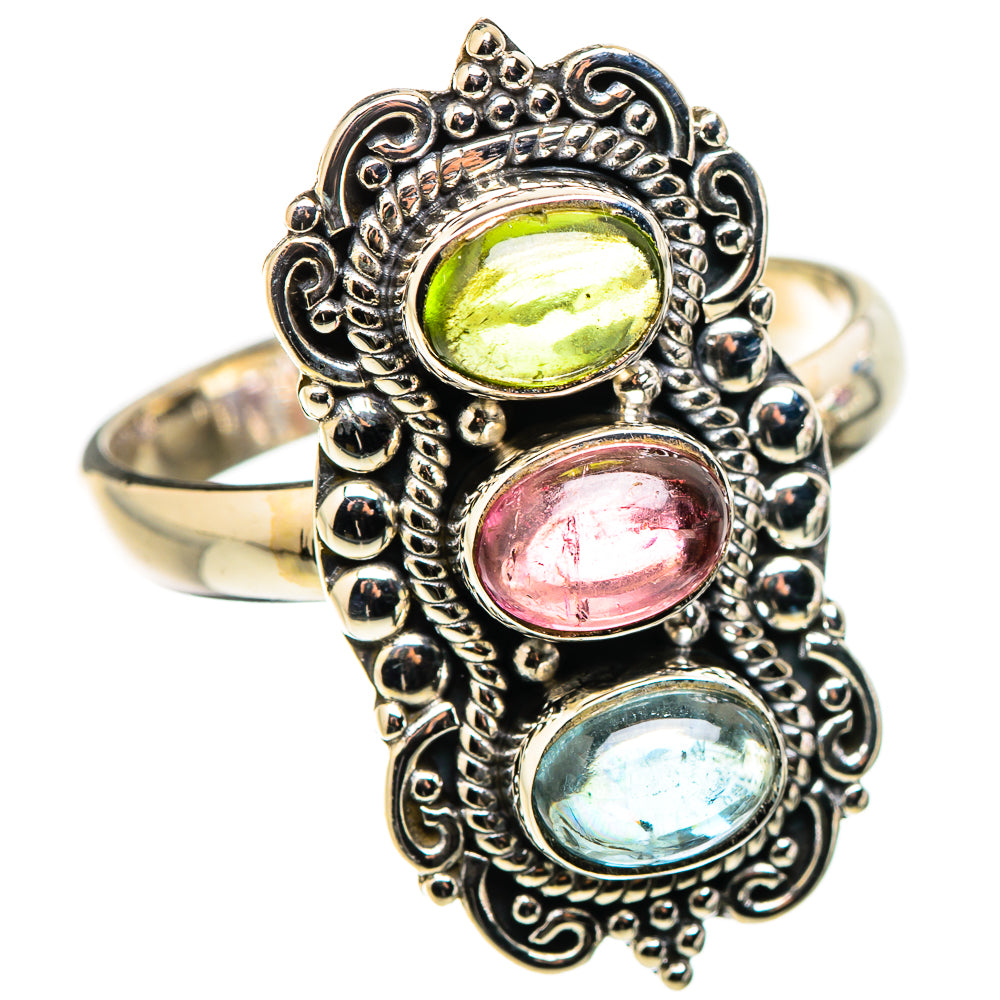 Tourmaline Rings handcrafted by Ana Silver Co - RING130141 - Photo 2