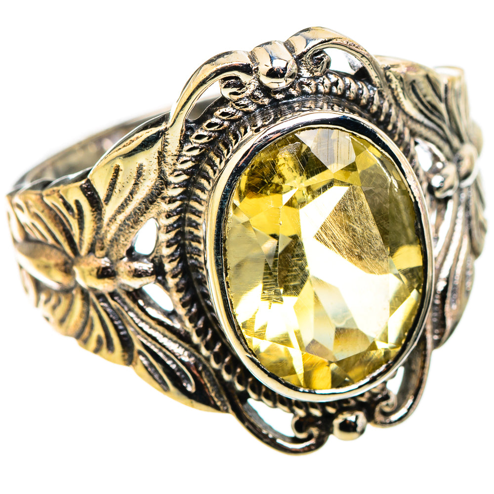 Citrine Rings handcrafted by Ana Silver Co - RING130151 - Photo 2
