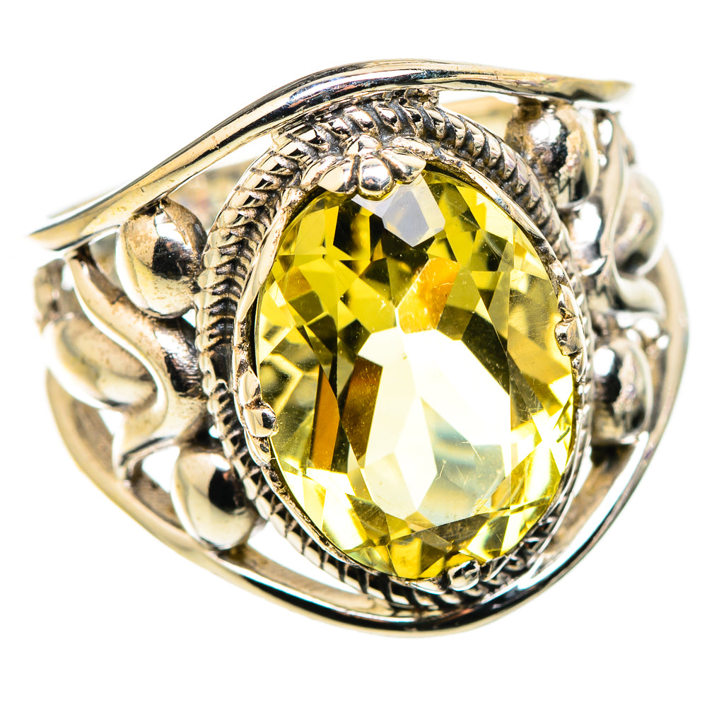 Citrine Rings handcrafted by Ana Silver Co - RING130152 - Photo 2