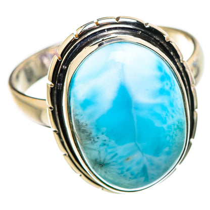 Larimar Rings handcrafted by Ana Silver Co - RING130154 - Photo 2