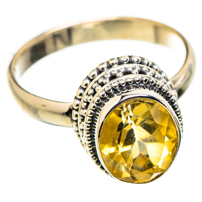 Citrine Rings handcrafted by Ana Silver Co - RING130161 - Photo 2