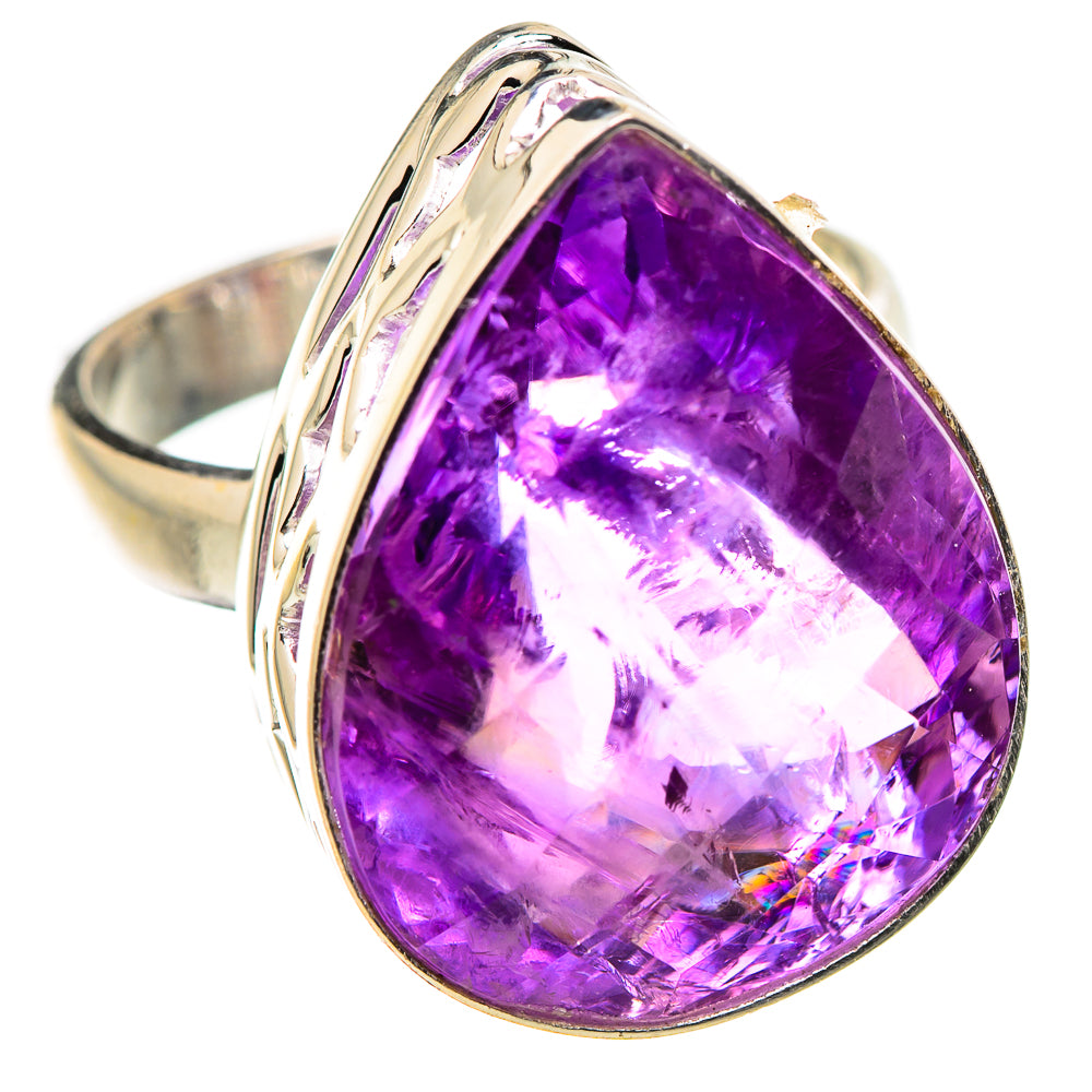 Amethyst Rings handcrafted by Ana Silver Co - RING130168 - Photo 2
