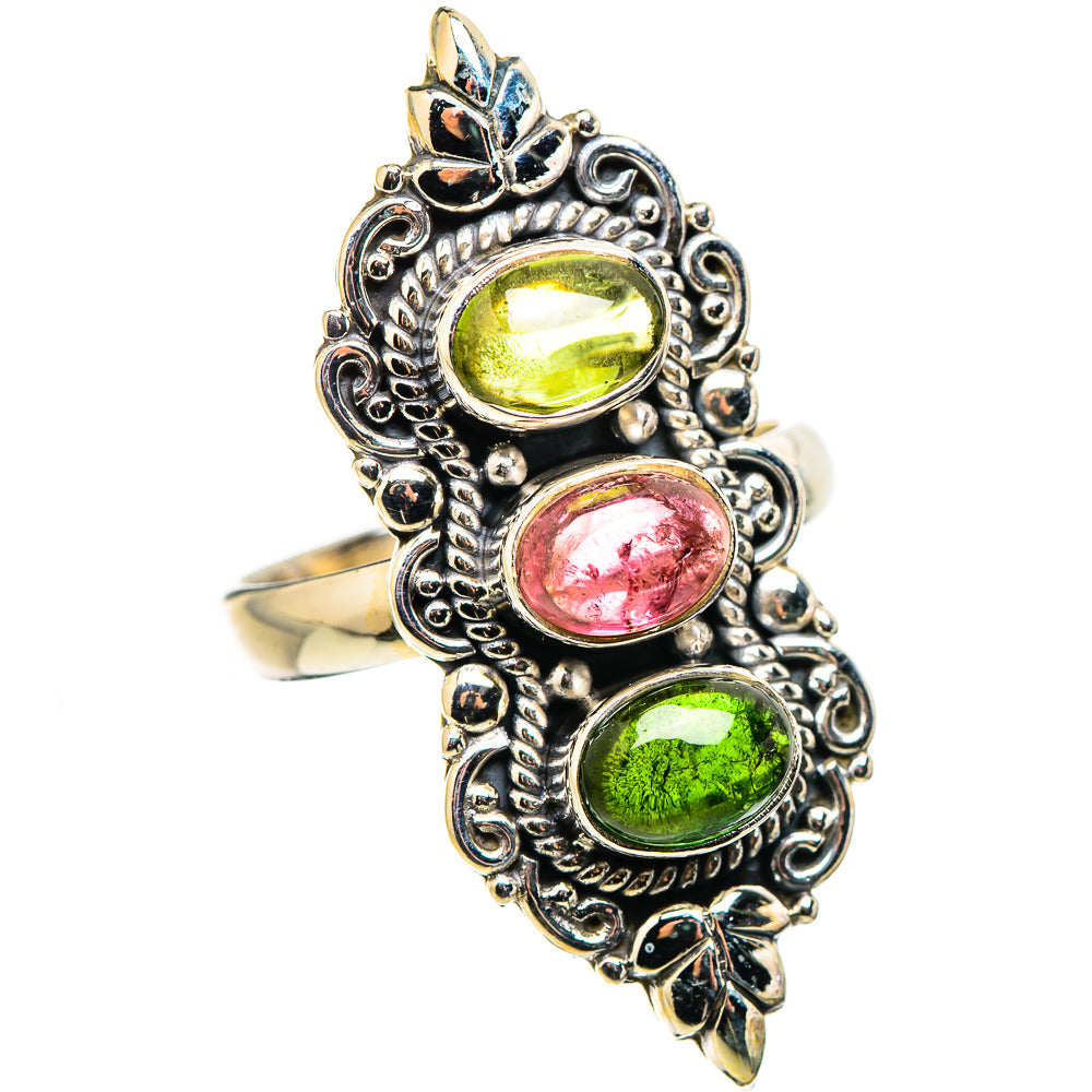 Tourmaline Rings handcrafted by Ana Silver Co - RING130169 - Photo 2