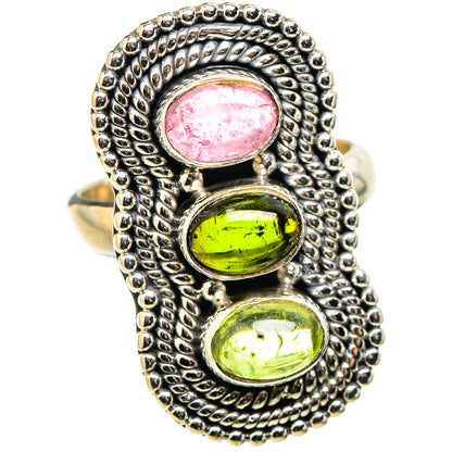 Tourmaline Rings handcrafted by Ana Silver Co - RING130171 - Photo 2
