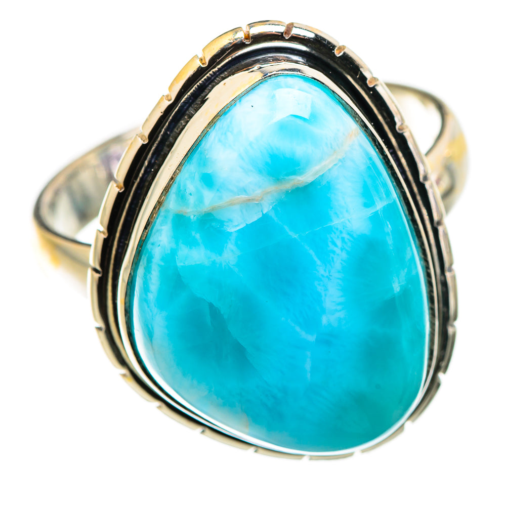 Larimar Rings handcrafted by Ana Silver Co - RING130185 - Photo 2
