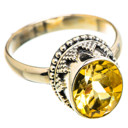 Citrine Rings handcrafted by Ana Silver Co - RING130190 - Photo 2
