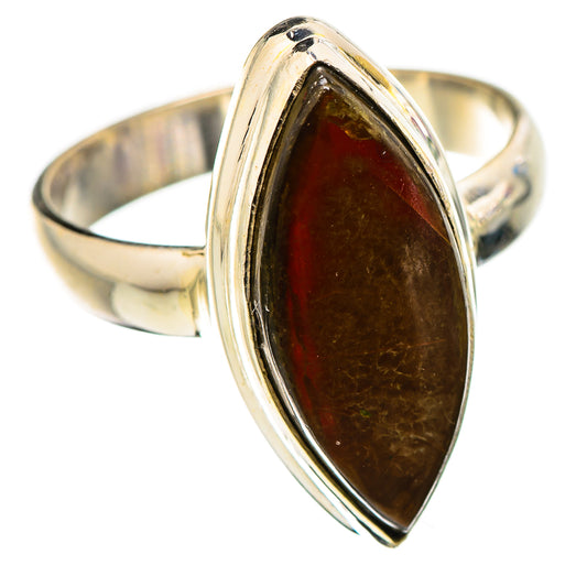 Ammolite Rings handcrafted by Ana Silver Co - RING130194 - Photo 2