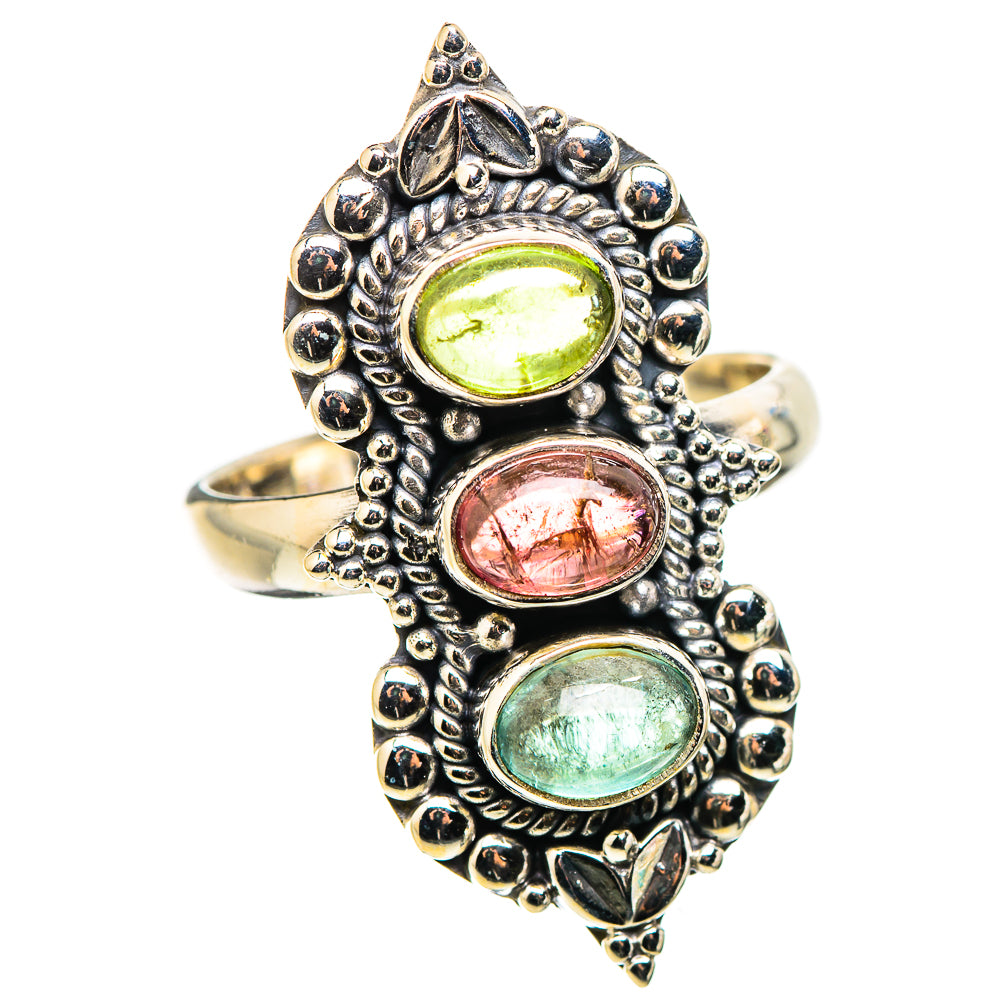 Tourmaline Rings handcrafted by Ana Silver Co - RING130197 - Photo 2
