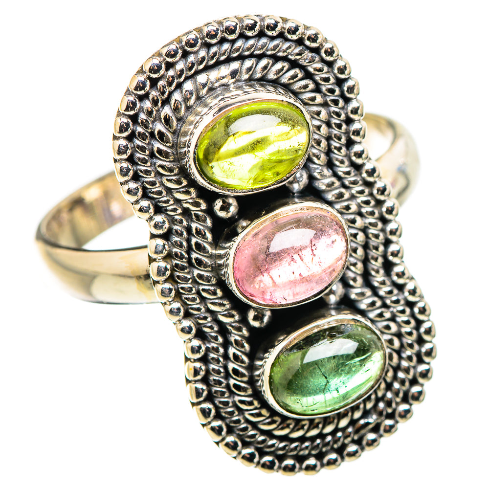 Tourmaline Rings handcrafted by Ana Silver Co - RING130199 - Photo 2