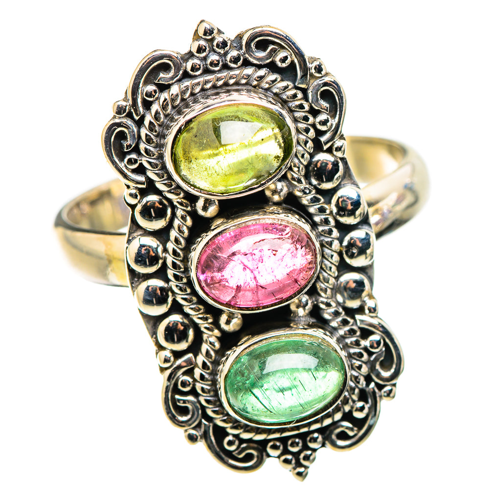 Tourmaline Rings handcrafted by Ana Silver Co - RING130201 - Photo 2
