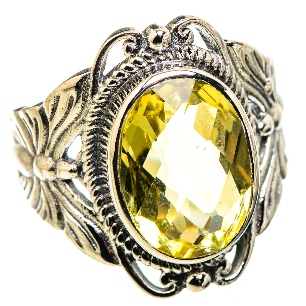 Citrine Rings handcrafted by Ana Silver Co - RING130205 - Photo 2