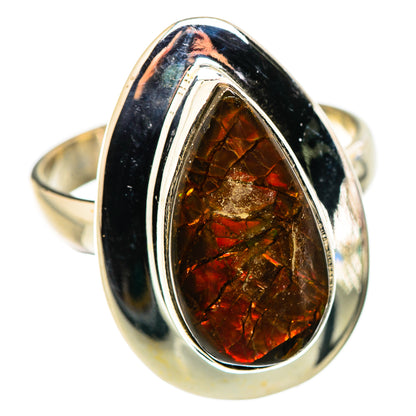 Ammolite Rings handcrafted by Ana Silver Co - RING130221 - Photo 2