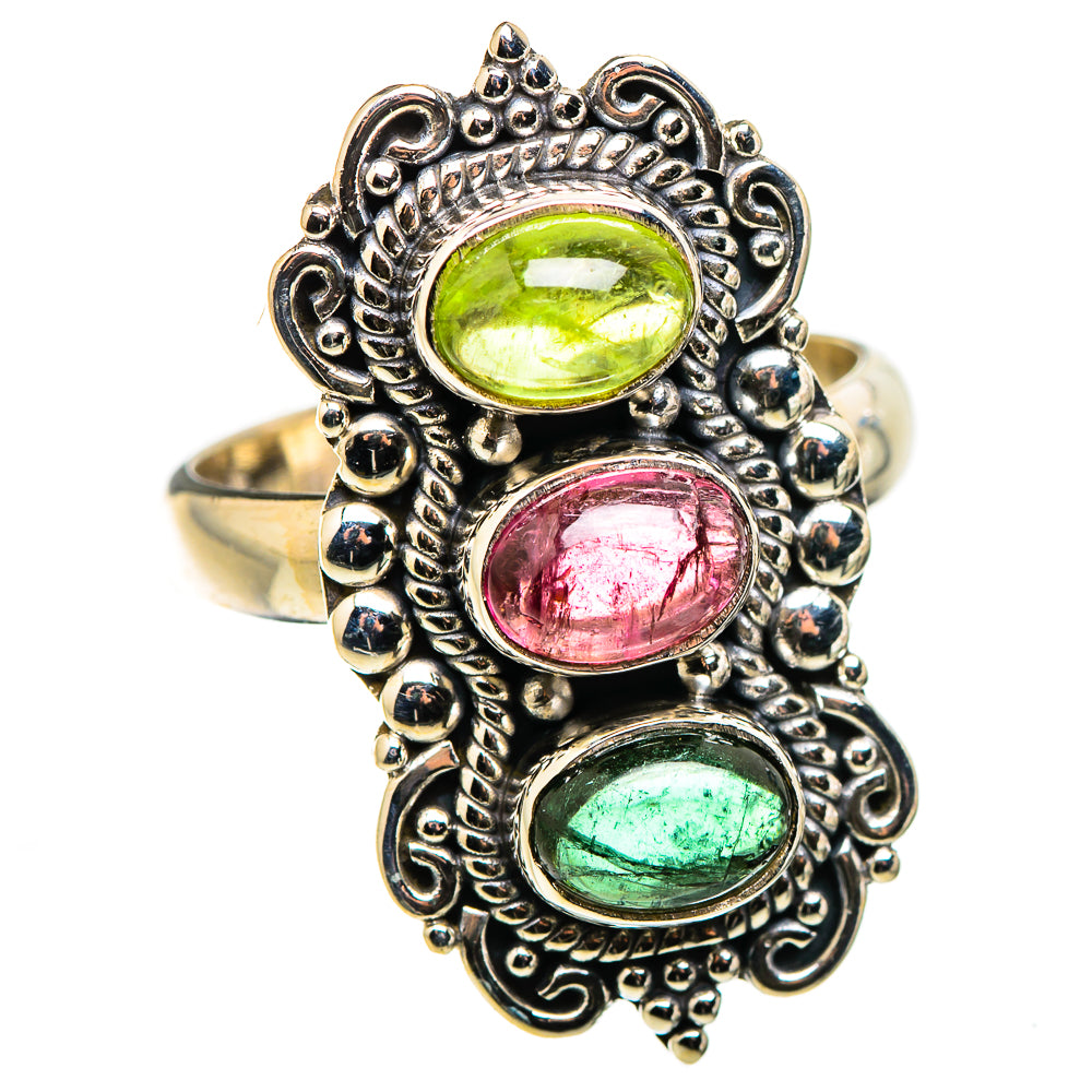 Tourmaline Rings handcrafted by Ana Silver Co - RING130227 - Photo 2