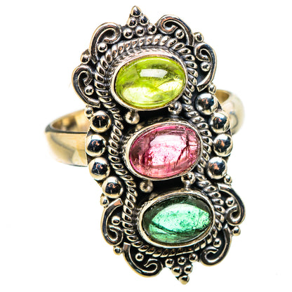 Tourmaline Rings handcrafted by Ana Silver Co - RING130227 - Photo 2