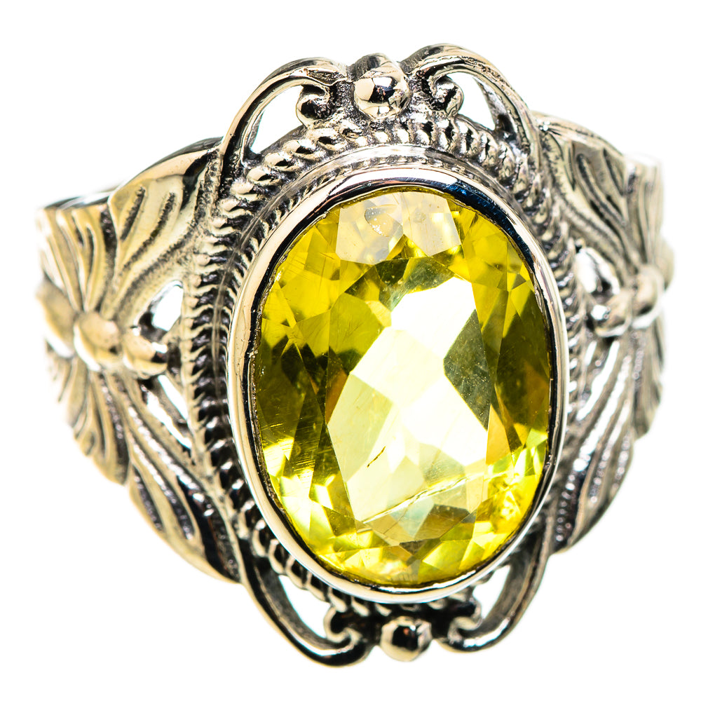 Citrine Rings handcrafted by Ana Silver Co - RING130231 - Photo 2