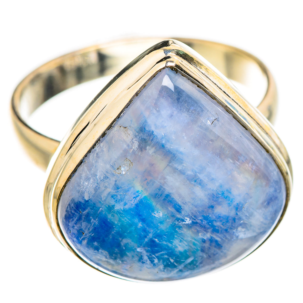 Rainbow Moonstone Rings handcrafted by Ana Silver Co - RING130237 - Photo 2