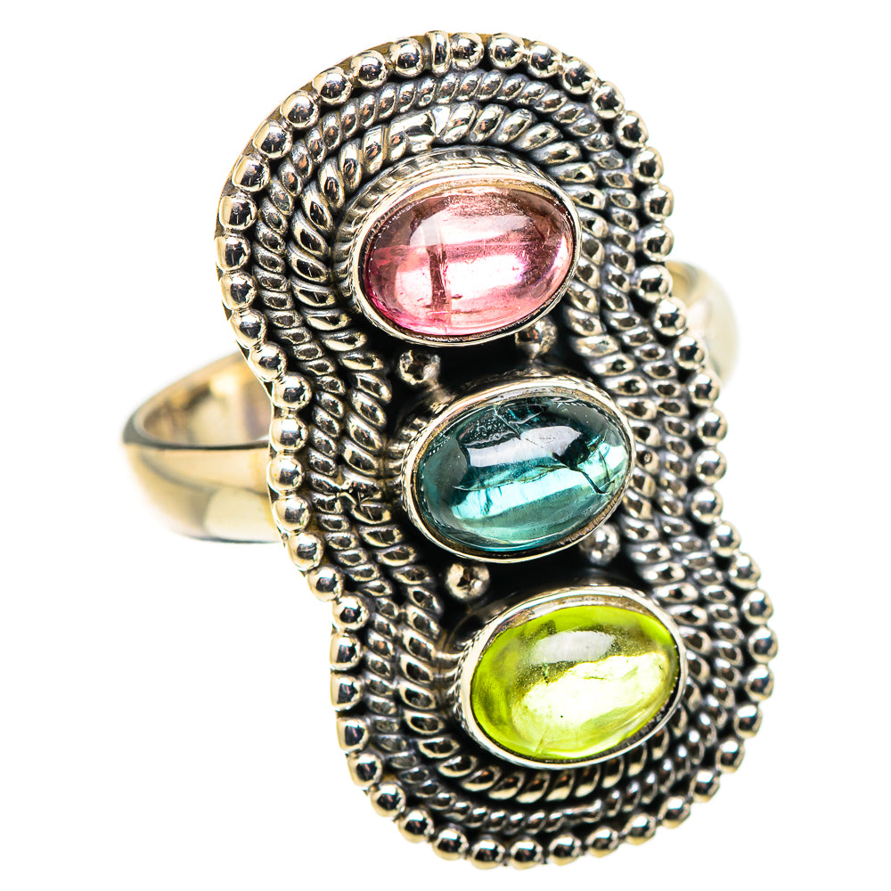 Tourmaline Rings handcrafted by Ana Silver Co - RING130249 - Photo 2