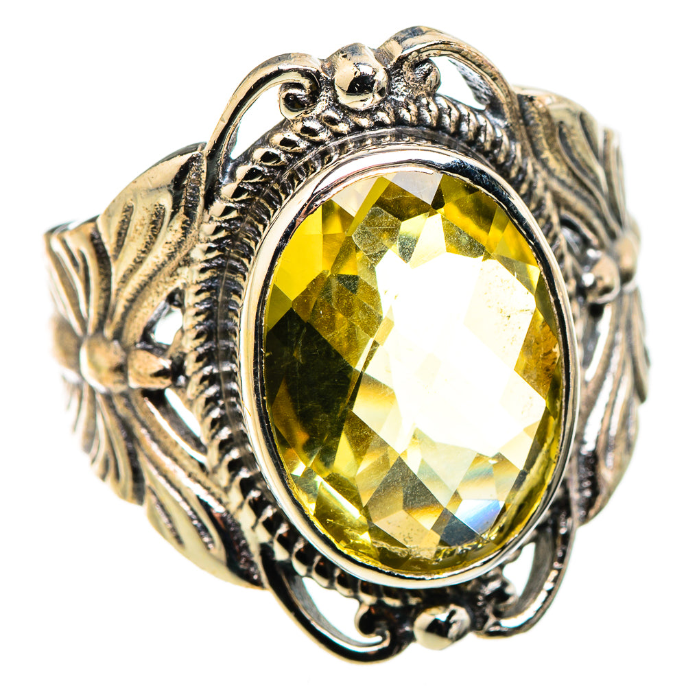 Citrine Rings handcrafted by Ana Silver Co - RING130250 - Photo 2