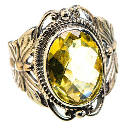 Citrine Rings handcrafted by Ana Silver Co - RING130250 - Photo 2