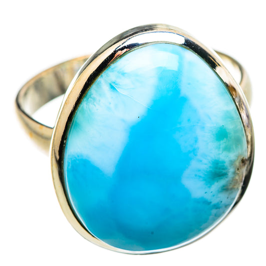 Larimar Rings handcrafted by Ana Silver Co - RING130252 - Photo 2