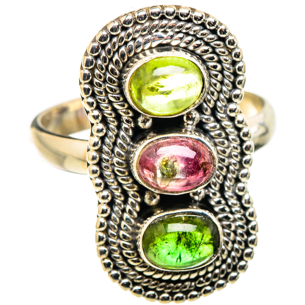 Tourmaline Rings handcrafted by Ana Silver Co - RING130265 - Photo 2