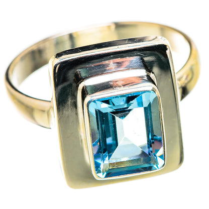 Blue Topaz Rings handcrafted by Ana Silver Co - RING130272 - Photo 2