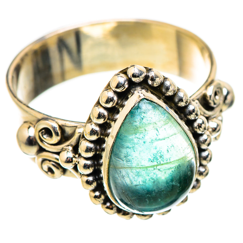Blue Fluorite Rings handcrafted by Ana Silver Co - RING130274 - Photo 2