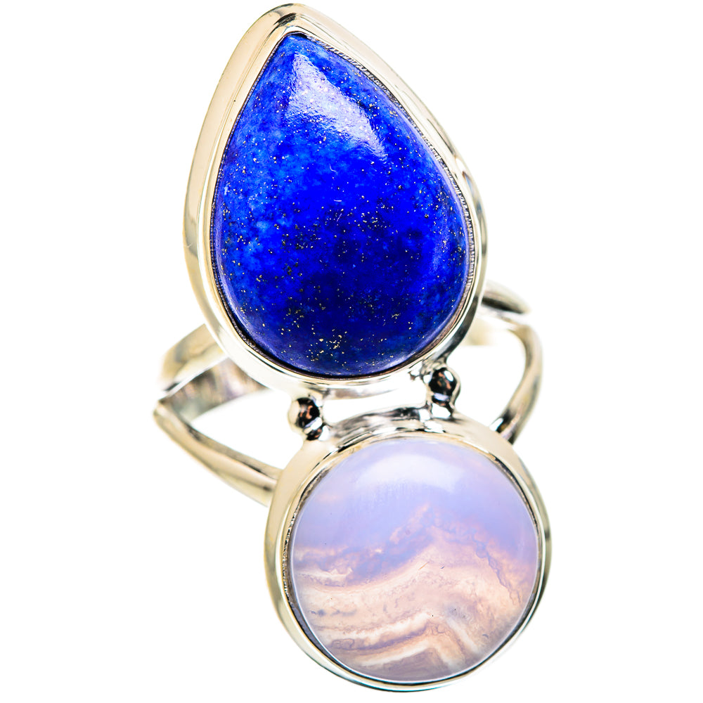 Lapis Lazuli Rings handcrafted by Ana Silver Co - RING130277 - Photo 2