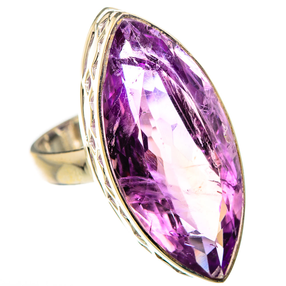Amethyst Rings handcrafted by Ana Silver Co - RING130289 - Photo 2