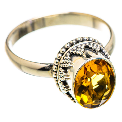 Citrine Rings handcrafted by Ana Silver Co - RING130338 - Photo 2