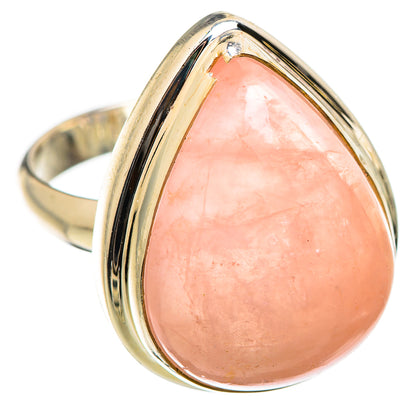Rose Quartz Rings handcrafted by Ana Silver Co - RING130340 - Photo 2