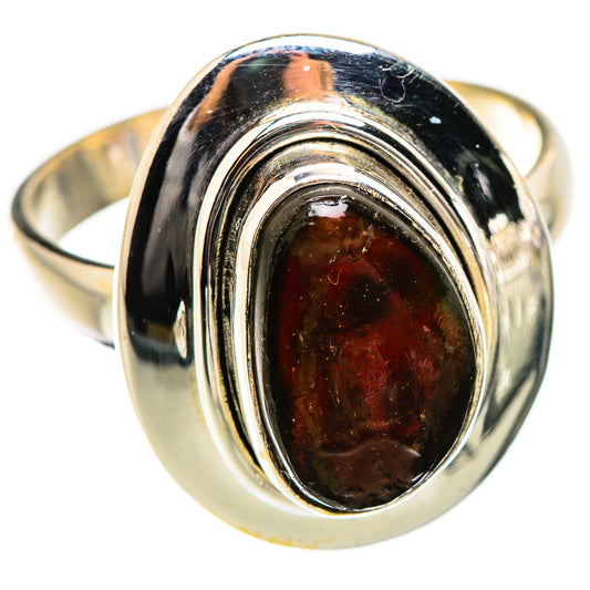 Ammolite Rings handcrafted by Ana Silver Co - RING130342 - Photo 2