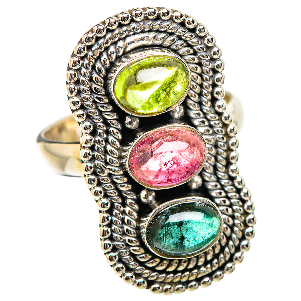 Tourmaline Rings handcrafted by Ana Silver Co - RING130347 - Photo 2