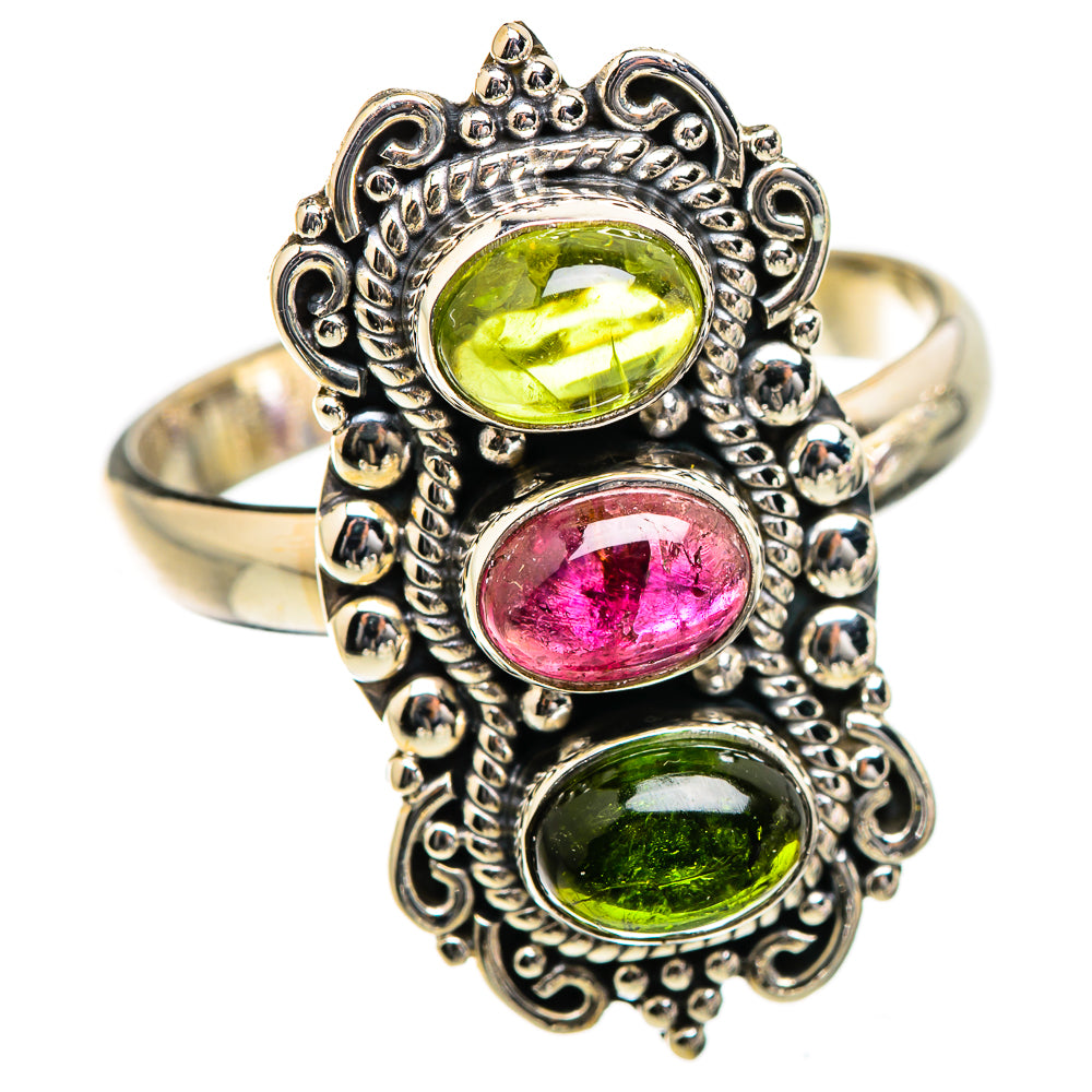 Tourmaline Rings handcrafted by Ana Silver Co - RING130349 - Photo 2