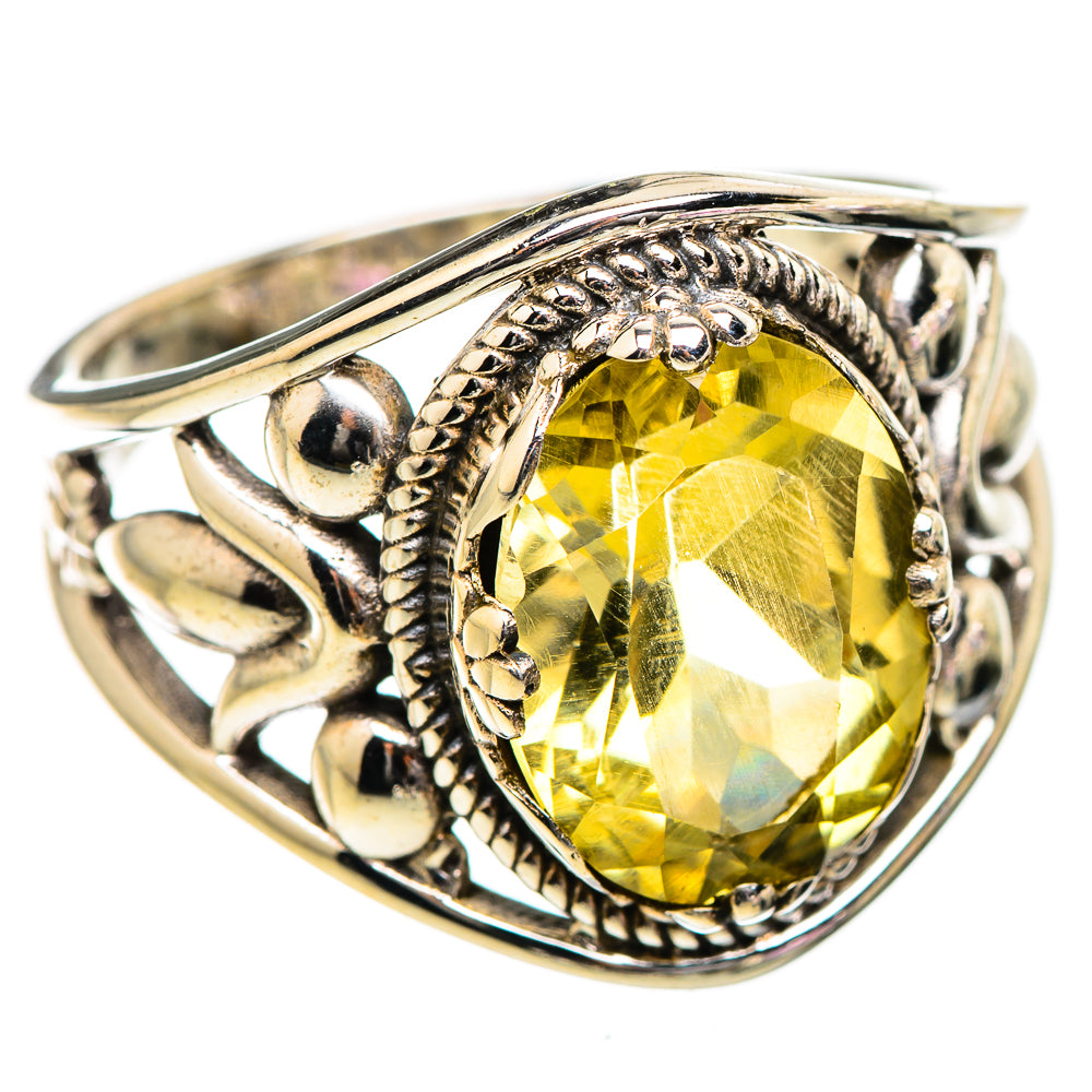 Citrine Rings handcrafted by Ana Silver Co - RING130352 - Photo 2