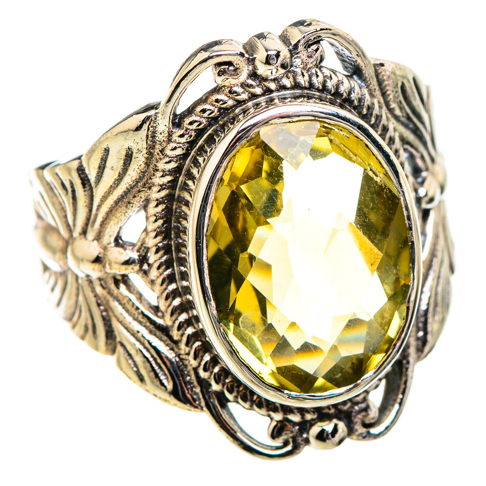 Citrine Rings handcrafted by Ana Silver Co - RING130353 - Photo 2