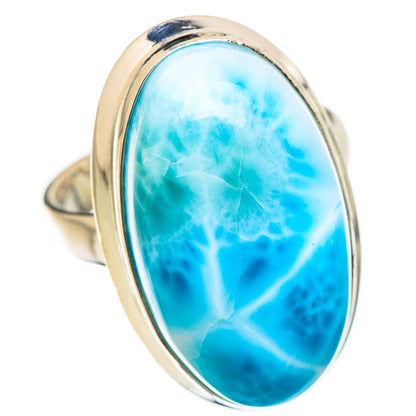 Larimar Rings handcrafted by Ana Silver Co - RING130354 - Photo 2
