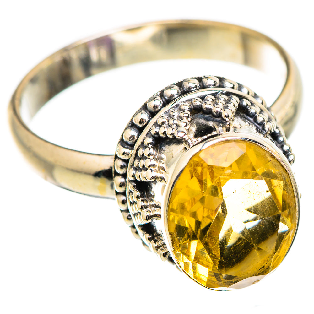 Citrine Rings handcrafted by Ana Silver Co - RING130367 - Photo 2