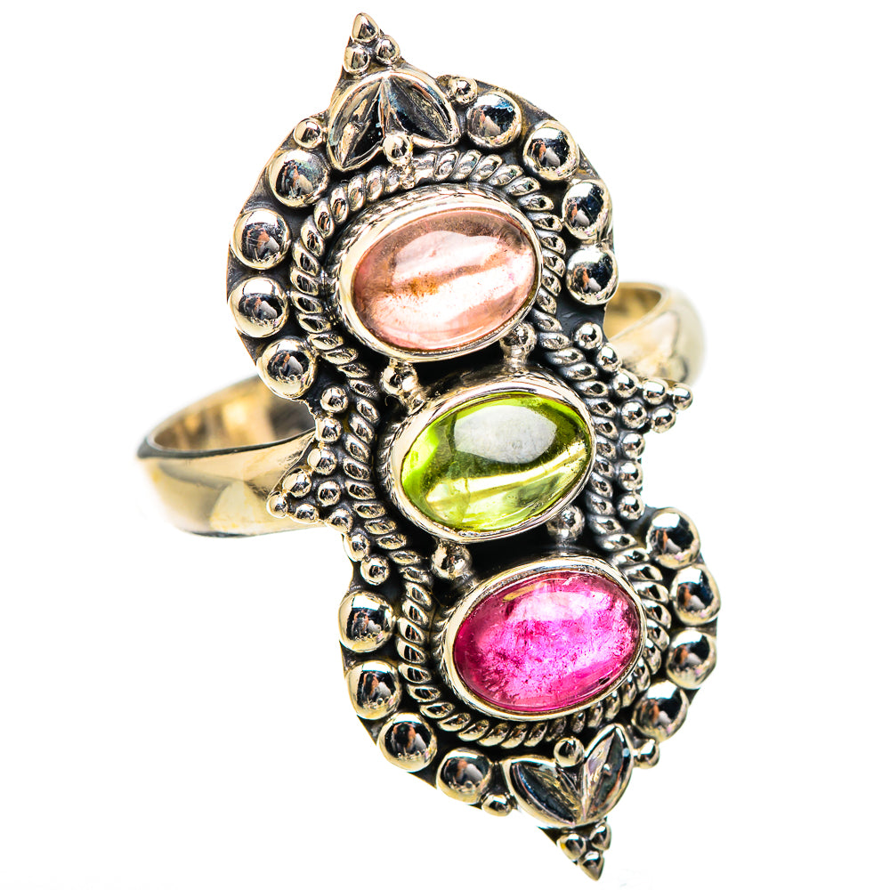 Tourmaline Rings handcrafted by Ana Silver Co - RING130375 - Photo 2