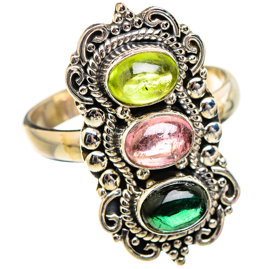 Tourmaline Rings handcrafted by Ana Silver Co - RING130378 - Photo 2