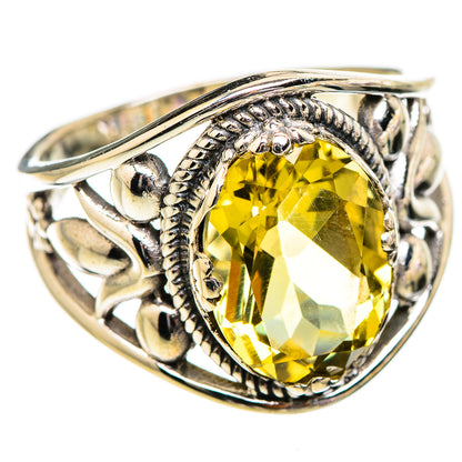 Citrine Rings handcrafted by Ana Silver Co - RING130382 - Photo 2