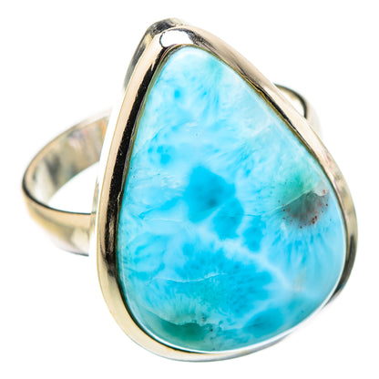 Larimar Rings handcrafted by Ana Silver Co - RING130386 - Photo 2