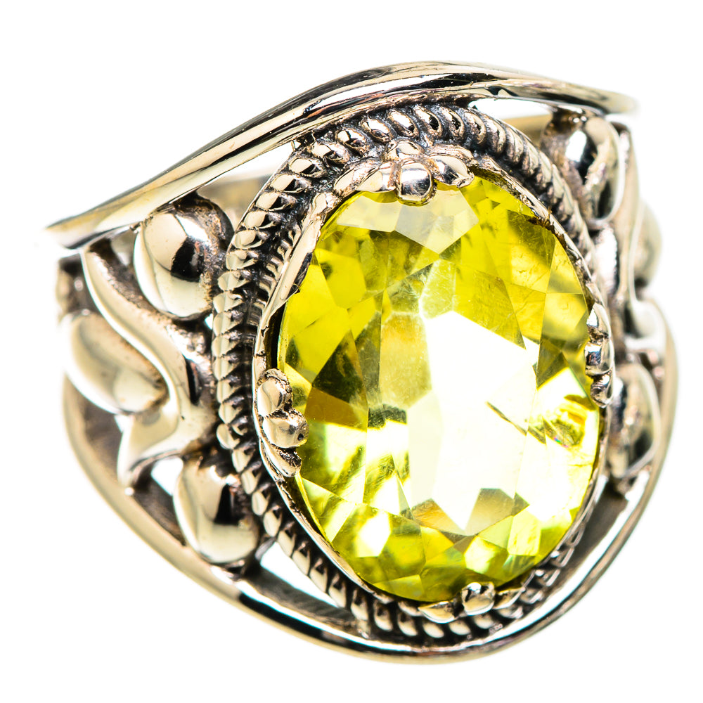 Citrine Rings handcrafted by Ana Silver Co - RING130412 - Photo 2
