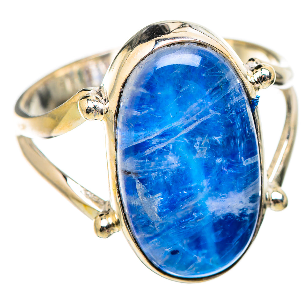 Rainbow Moonstone Rings handcrafted by Ana Silver Co - RING130416 - Photo 2