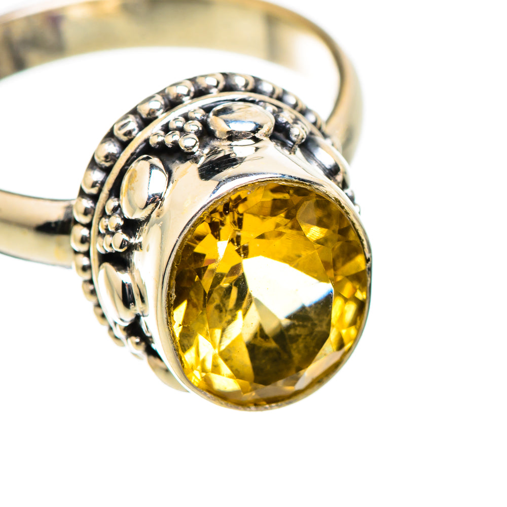 Citrine Rings handcrafted by Ana Silver Co - RING130426 - Photo 2
