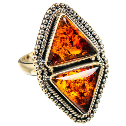 Baltic Amber Rings handcrafted by Ana Silver Co - RING130427 - Photo 2