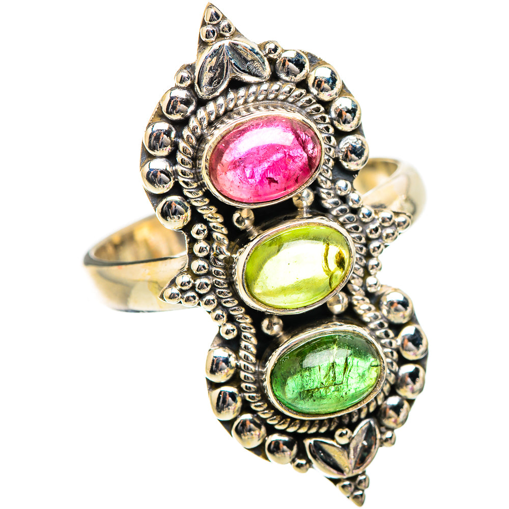 Tourmaline Rings handcrafted by Ana Silver Co - RING130434 - Photo 2