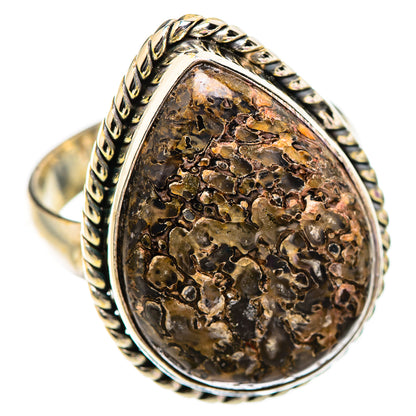 Dinosaur Bone Rings handcrafted by Ana Silver Co - RING130455 - Photo 2