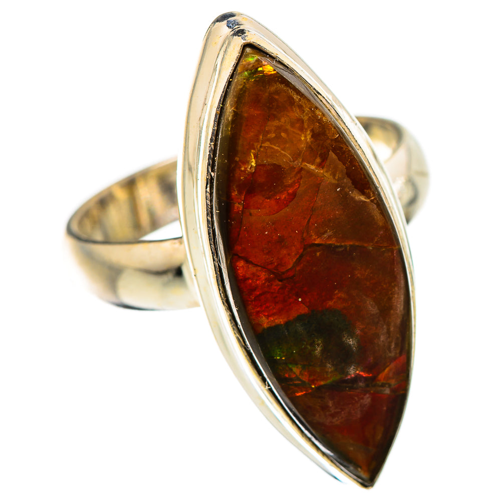 Ammolite Rings handcrafted by Ana Silver Co - RING130461 - Photo 2